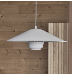 Artek KORI Pendant Light with Dune Shade, vit image