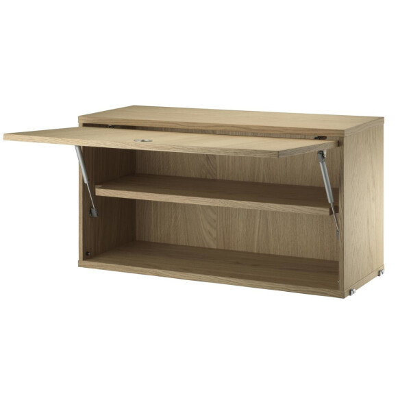 String kaappi nosto-ovella tammi, auki kuva