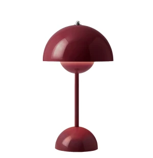 &Tradition FLOWERPOT VP9 PORTABLE pöytävalaisin, dark plum kuva