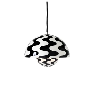 &Tradition FLOWERPOT VP1 riippuvalaisin, pattern black/white kuva