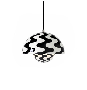 &Tradition FLOWERPOT VP1 riippuvalaisin, pattern black/white kuva