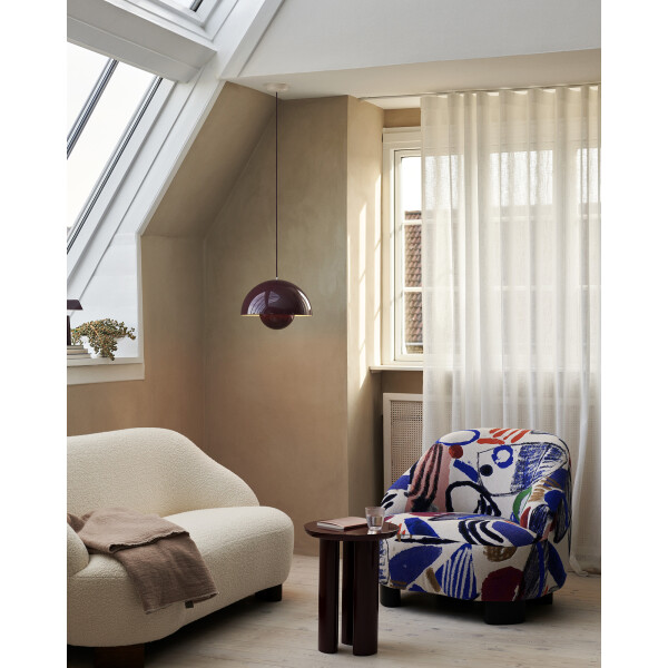 &Tradition Flowerpot VP7 dark plum, Tung JA3, Margas LC3 & LC1 image