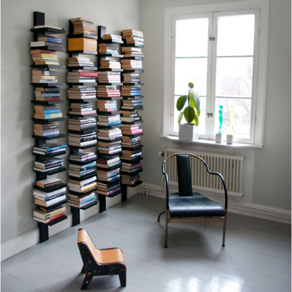 Pilaster hylla hylly musta svart image