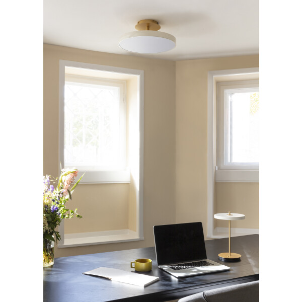 UMAGE Asteria Up medium pearl white off, Asteria Move pearl white image