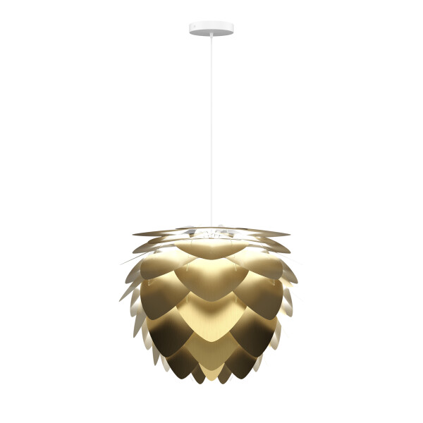 UMAGE 2121 Aluvia medium brushed brass 4007 Canopy white image