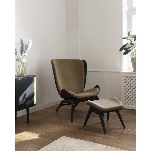 UMAGE The Reader black oak sugar brown ottoman Treasures black oak kuva