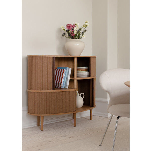 UMAGE Audacious highboard oak sugar brown lifestyle image