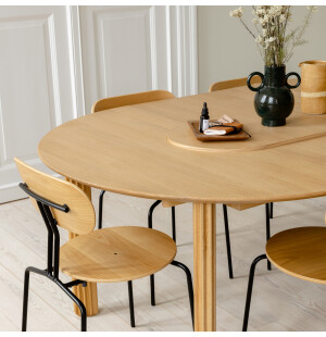 Umage COMFORT CIRCLE jatkettava ruokapöytä 130-200cm, tammi kuva