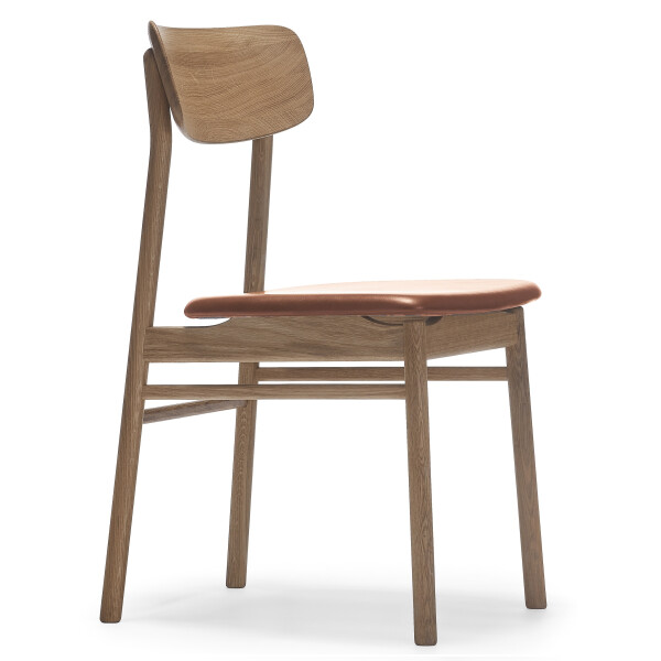 Stolab Prima Vista chair oak natural oil Elmotique VII 43807 cognac 0101 kuva