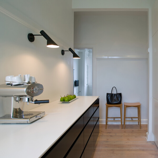 AJ Wall black kitchen image