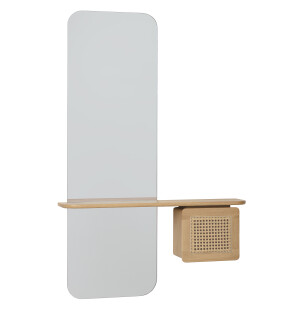 Umage ONE MORE LOOK peili, oak/venetian cane kuva