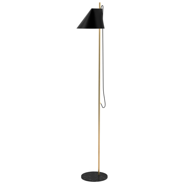 louis poulsen Yuh Floor Brass Marble Black kuva