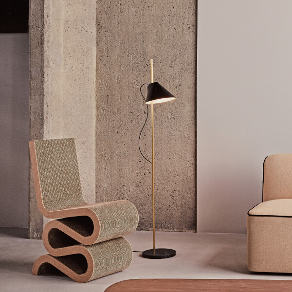 louis poulsen Yuh lattiavalaisin messinki musta image