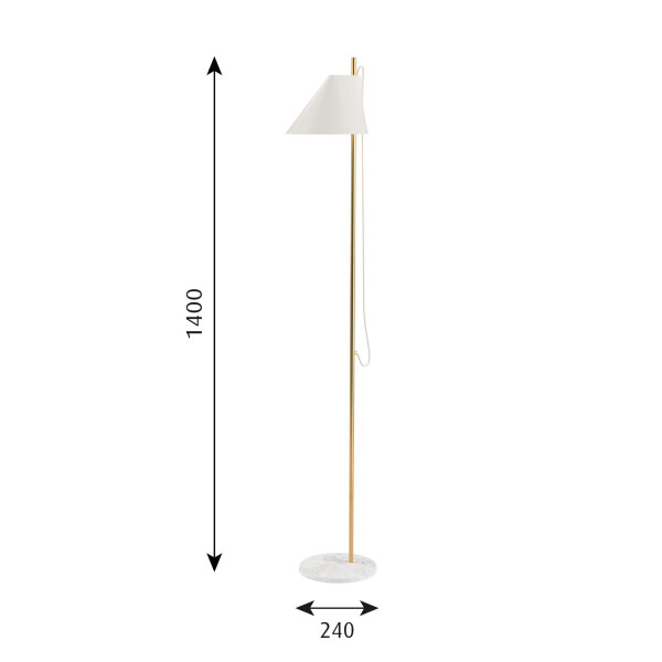 Yuh lattiavalaisin mitat messinki marmori valkoinen kuva