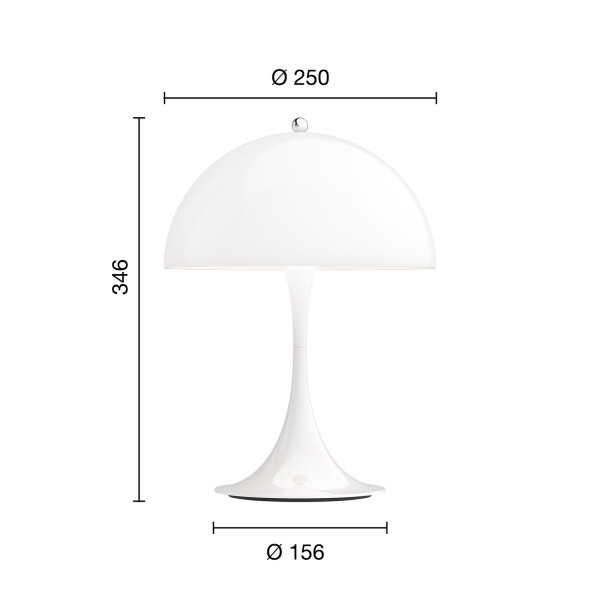 Panthella 250 Portable size kuva