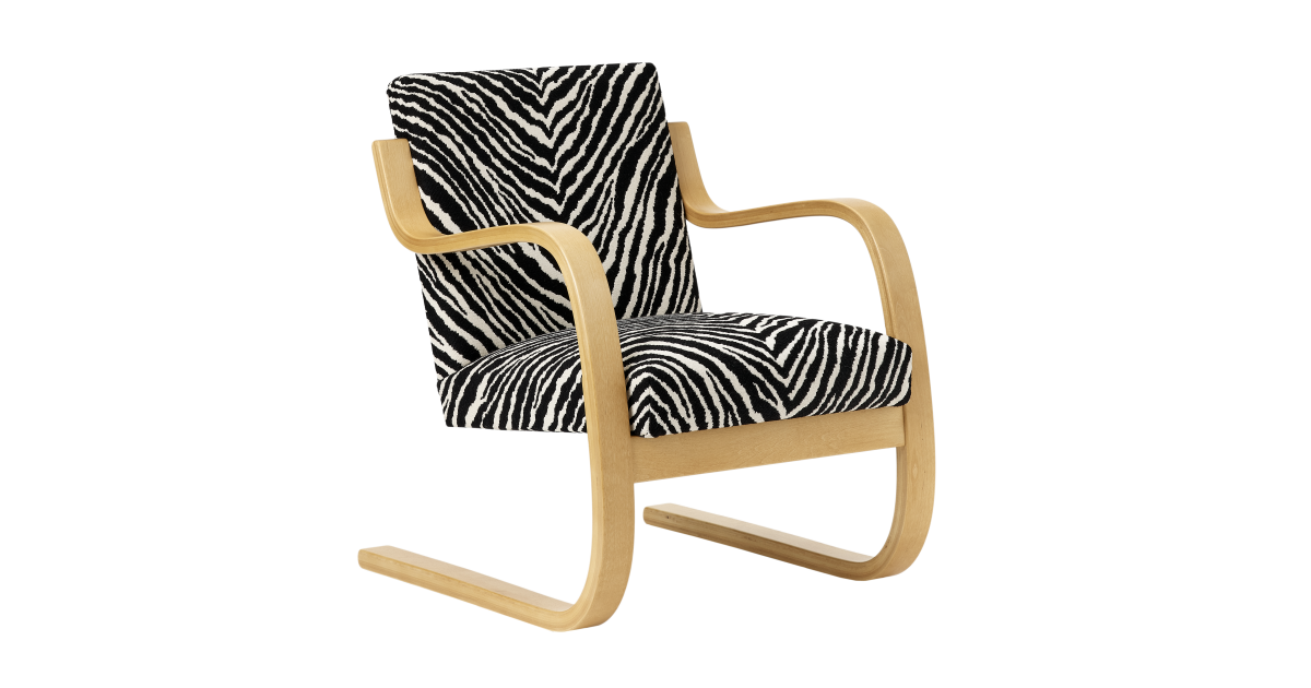Artek 402 nojatuoli hunaja, zebra » Wilma Interiör