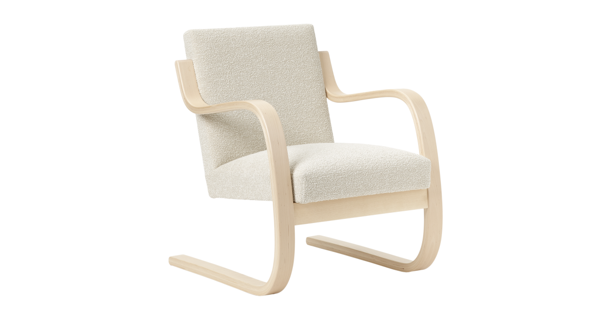 Artek 402 nojatuoli koivu, nubia cream/pearl » Wilma Interiör