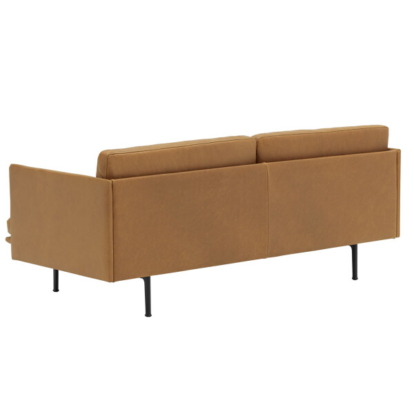 Muuto Outline 2 seater Cognac Refine back kuva