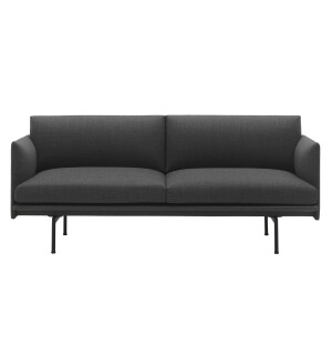Muuto OUTLINE soffa 2-sits, Remix 163/black image
