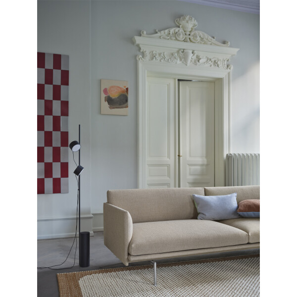 Muuto outline 3 seater ecriture 240 alu image