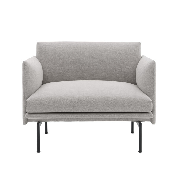 Muuto Outline 3 seater clay 12 black image