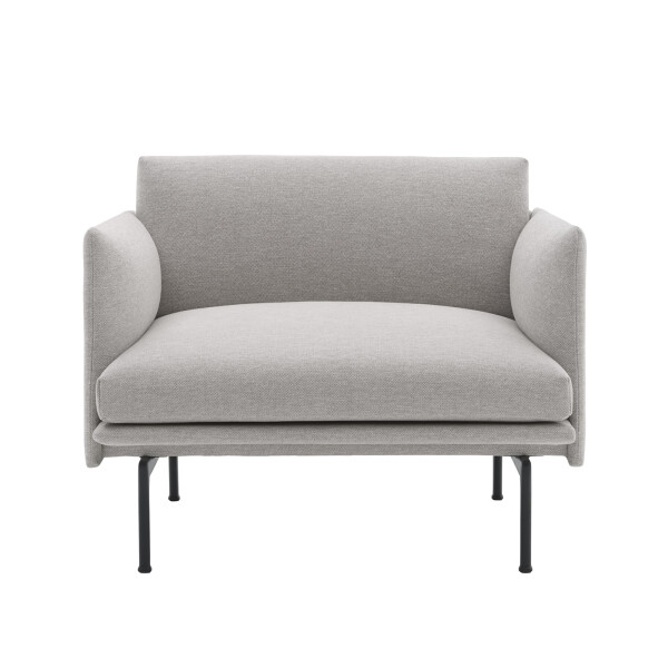 Muuto Outline 3 seater clay 12 black image