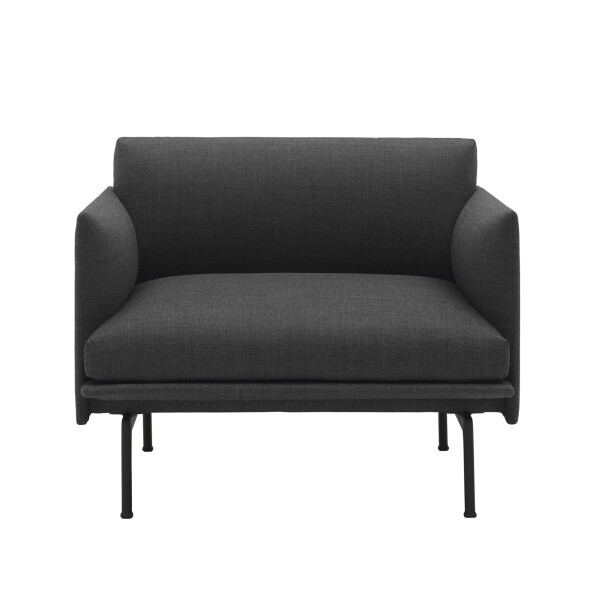 Muuto Outline chair remix 163 black image