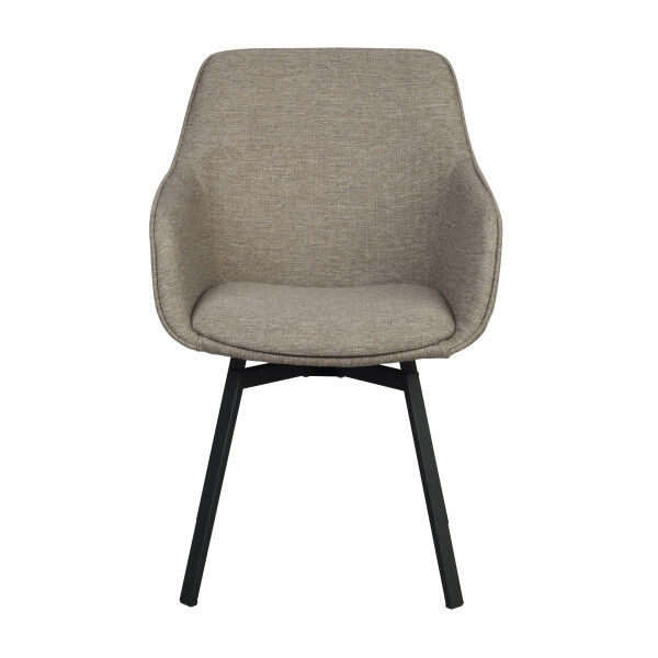 20333 117816 a alison arm swivelchair dark beige black kuva