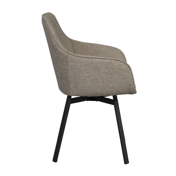 20334 117816 c alison arm swivelchair dark beige black kuva
