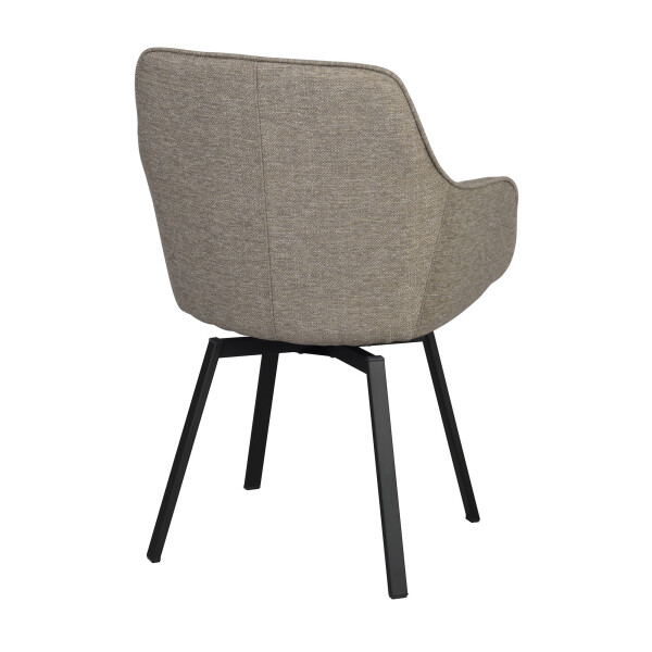 20335 117816 d alison arm swivelchair dark beige black kuva