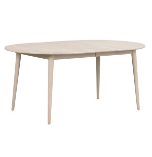 Rowico TYLER matbord oval 170/210cm, vitpigmenterad ek image