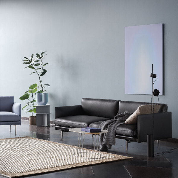 Muuto pebble rug burnt orange oranssi lifestyle kuva