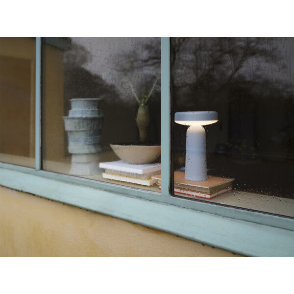 Muuto light blue ease portable lamp lifestyle image