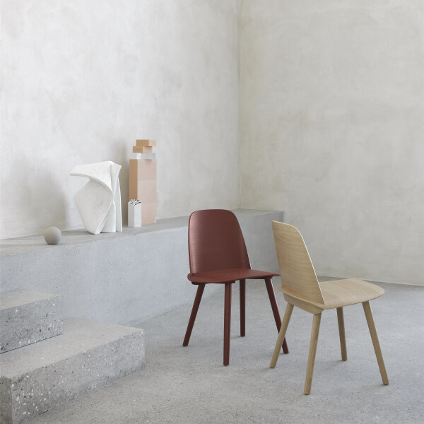 Muuto Nerd chair oak red image
