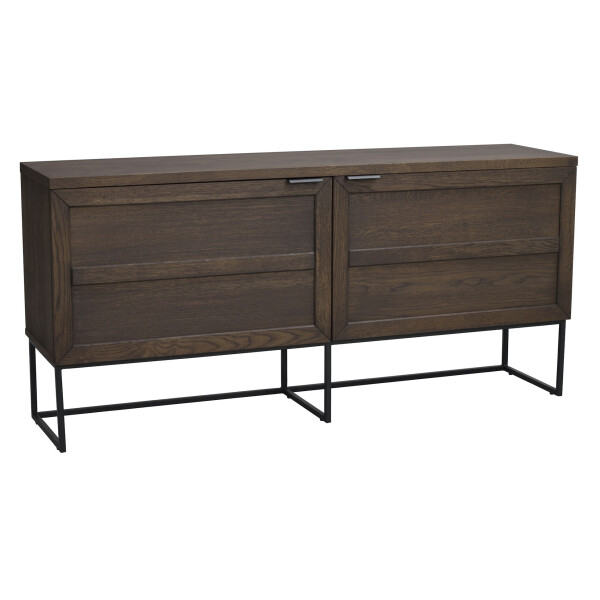 20999 118792 b everett sideboard darkbrown oak black v2 image