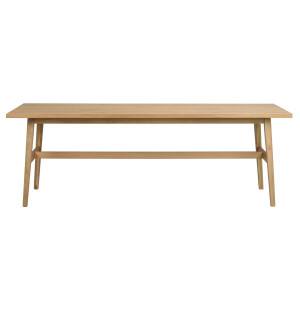 Rowico PLAINFIELD ruokapöytä 220x100, tammi kuva