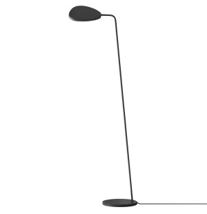 Muuto LEAF lattiavalaisin, musta kuva
