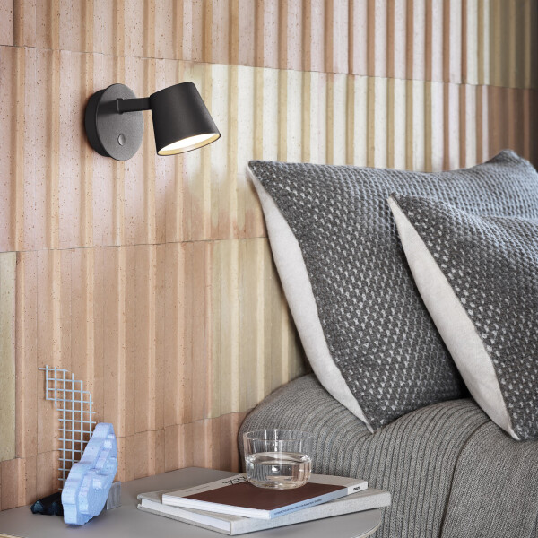 Muuto Tip Wall lamp black lifestyle image