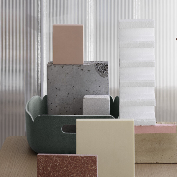 Muuto restore tray dusty green vihrea image