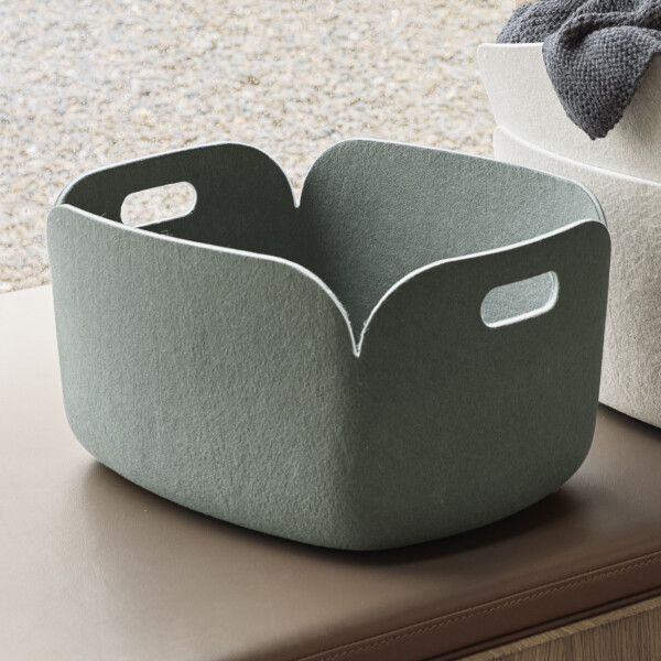 Muuto Restore basket dusty green kuva