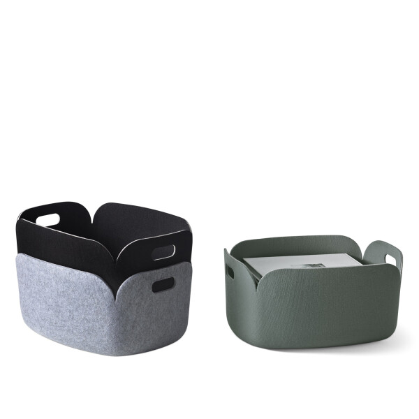 Muuto Restore dusty green black grey kuva