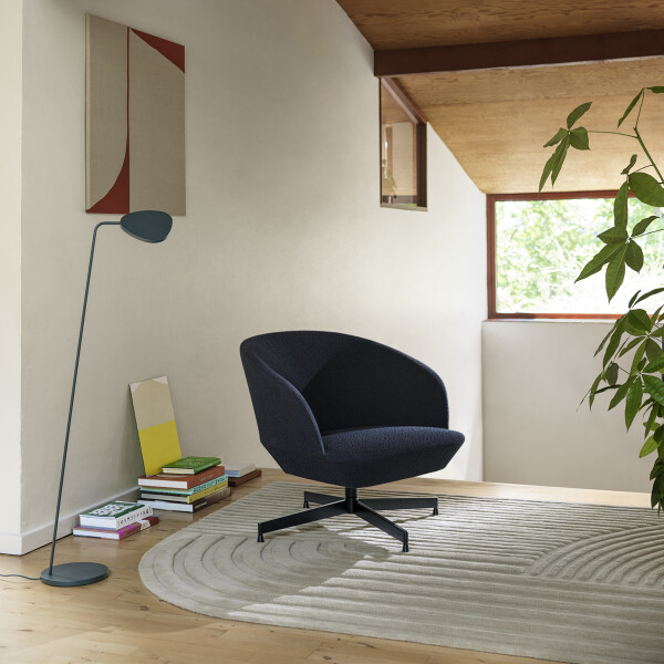 muuto floor lamp dark green valaisin leaf kuva