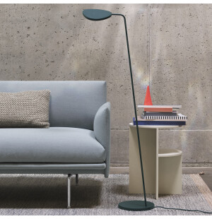 Muuto LEAF golvlampa, mörkgrön image