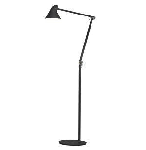 Louis Poulsen NJP golvlampa, svart image