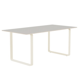 Pöydän jalat: Hiekka, Pöytälevy: Harmaa linoleumi, vaneri kuva