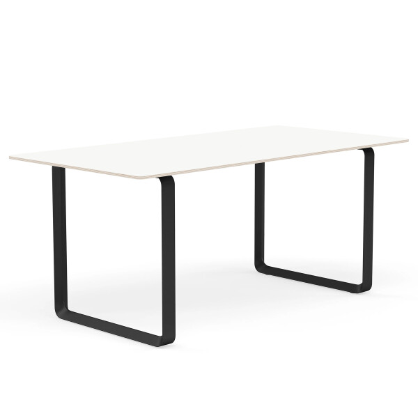 muuto 7070 170x85 white laminate black kuva