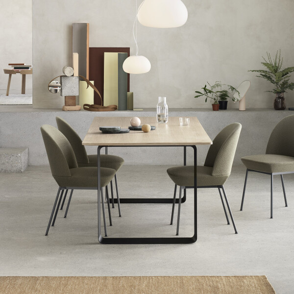 muuto 70 70 oak black table image