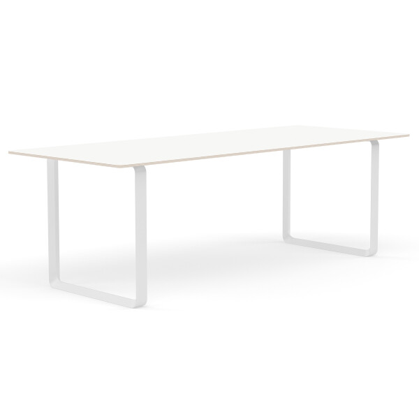 muuto 70 70 table 225x90cm white laminate white kuva