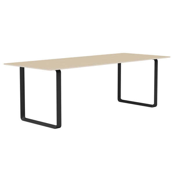 muuto 70 70 table 225x90 cm oak black kuva