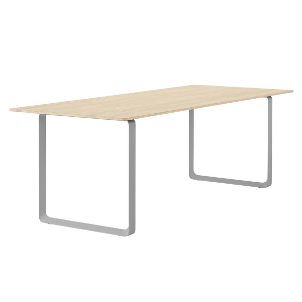 muuto 70 70 table 225x90cm solid oak grey kuva